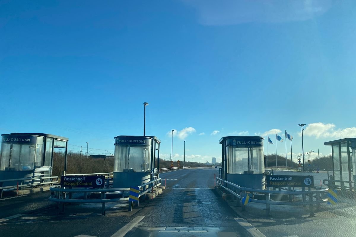 Passkontrolle auf der Öresundbrücke