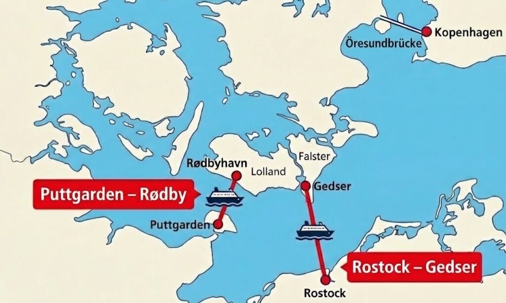 fähre nach OresundBrucke