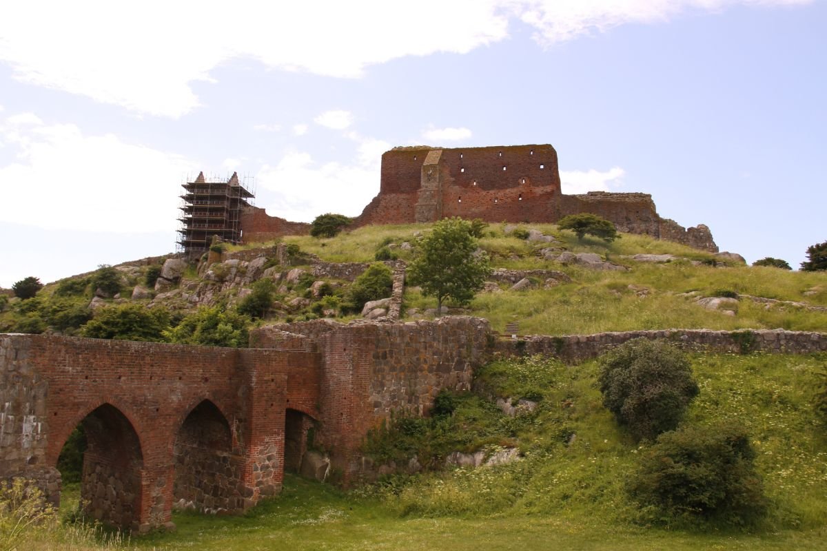 Die Burgruine Hammershus auf Bornholm